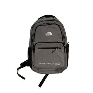 The North Face Never Stop Exploring Gray Black Backpack